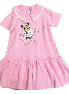 迪夏季女童短袖连衣裙