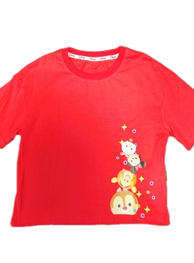 迪夏季男童女童短袖T恤