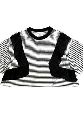 安米莉夏季女童中大童短款T恤