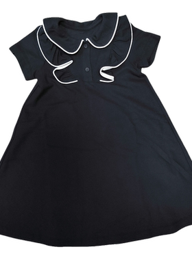 豆豆衣橱夏季女童短袖连衣裙