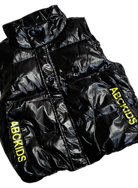 abc秋冬男童女童轻羽绒马甲