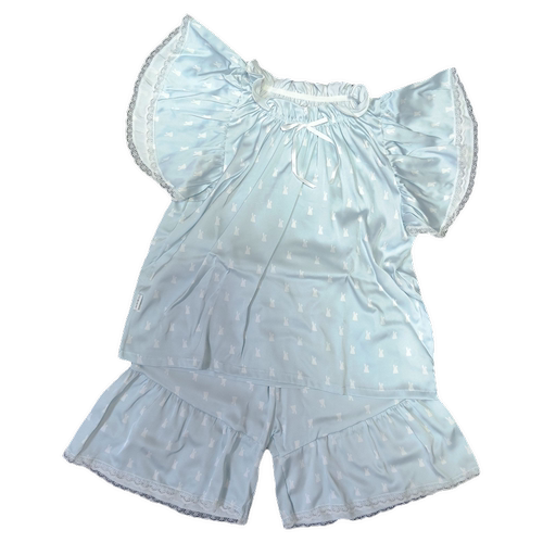 小黑托昵夏款女童家居服套装