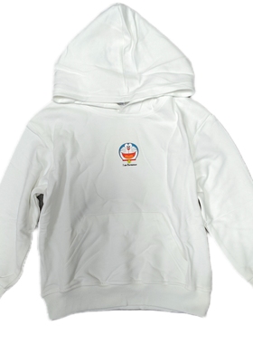 多拉a梦秋季男童女童中大童连帽卫衣