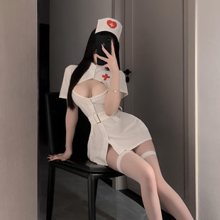 cutie内衣性感酒吧款护士服女角色扮演火辣镂空制服开叉连衣裙女
