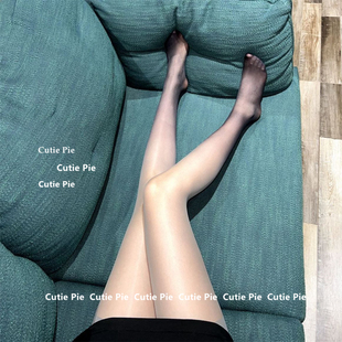 cutie：渐变色丝袜灰色超薄连裤 夏女 袜黑白性感美腿变色黑丝薄款