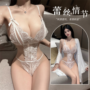 cutie：性感夏季 内衣马甲制服连体衣蕾丝短裙收腰显瘦黑色酒吧风
