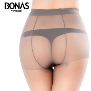 宝娜斯春夏15D丝袜女连裤 袜加档性感防勾丝打底超薄隐形袜子