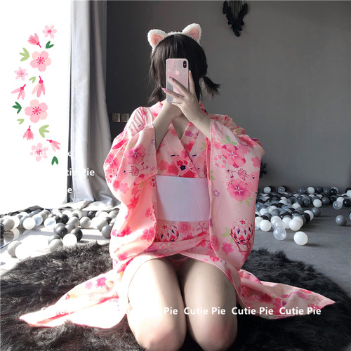 可爱风日系火辣肚兜式古代和服