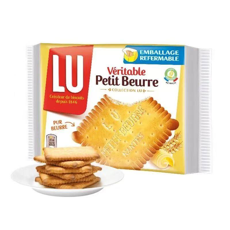 法国进口LU露怡法式经典黄油饼干200g零食薄脆饼干下午茶