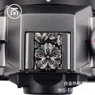 XT5相机配件金属热靴盖保护盖 x100vi 适用于富士xm5xe5xt30 xt50