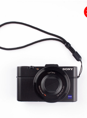 万冈手腕带适用于索尼黑卡RX100 理光GR3X GR4佳能G7X3/2相机防滑