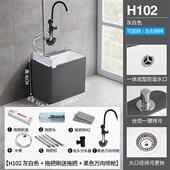 阳台洗拖把池免手洗水槽地拖池家用阳台一H式 拖布盆长方形墩布u.