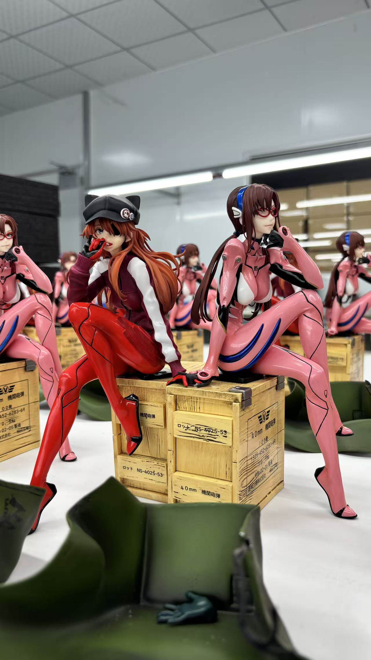 【尾款】丈青GK 龙精石 明日香 真希波 限量 雕像