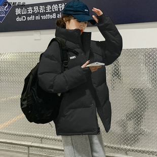 羽绒棉服新款外套潮情侣反季棉衣短款港风女宽松2026韩版加厚棉袄