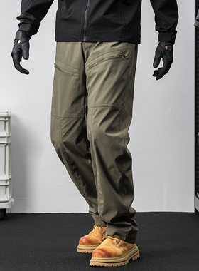 DSRG“Leaf阿尔法冲锋裤”机能户外三防运动休闲立体剪裁直筒长裤