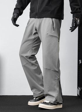 DSRG山系户外登山立体剪裁冲锋裤男女情侣机能休闲裤子软壳向导裤