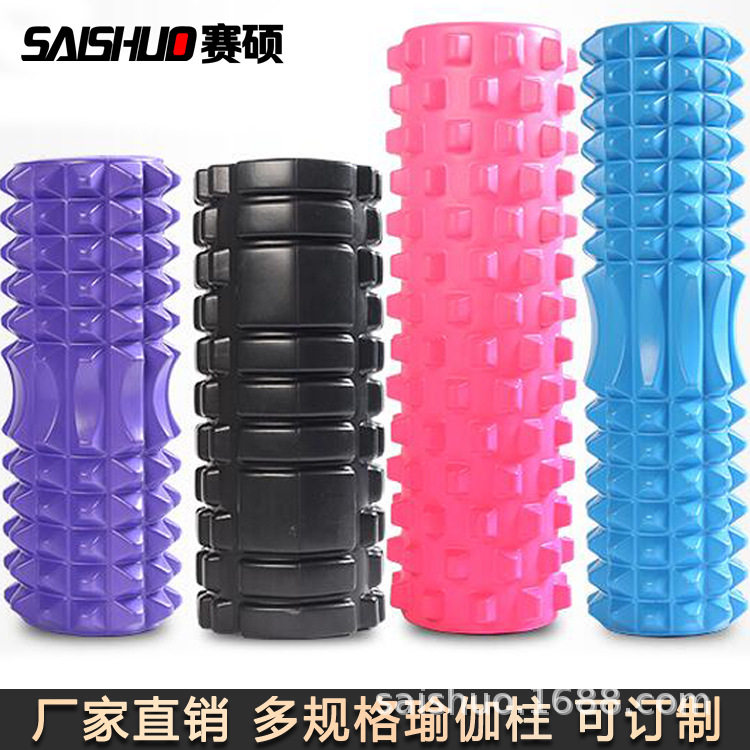 eva空心狼牙形瑜伽柱空心泡沫轴平衡棒普拉提瑜珈柱 各种规格