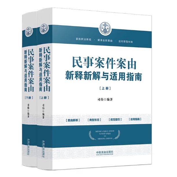 2025新版 民事案件案由新释新解与适用指南 第三版 司伟 著 中国法治出版社 9787521645644