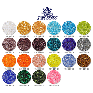 日本进口2mm灌银角珠TOHO东宝散米珠刺绣钉珠材料串珠diy手作饰品