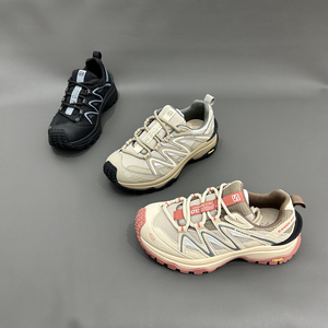 真皮户外登山鞋女2023秋季新款百搭厚底老爹鞋透气休闲运动跑步鞋