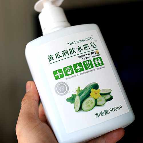 阿花花酱 推荐▲thelancet柳叶刀杀菌黄瓜润肤水肥皂洗手液500ml