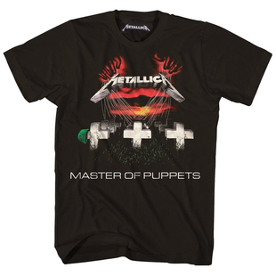 Puppets Art Shirt专辑MetallicaT恤摇滚短袖 Album Master