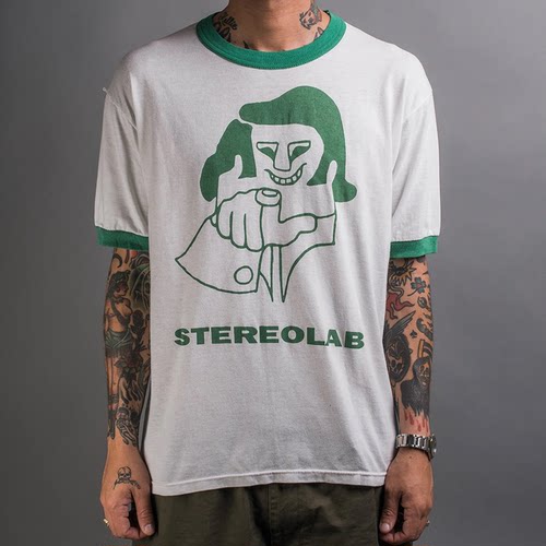 立体声实验室Stereolab乐队短袖