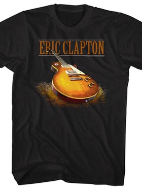 埃里克·克莱普顿 Eric Clapton摇滚艺术家 美式复古oversizeT恤