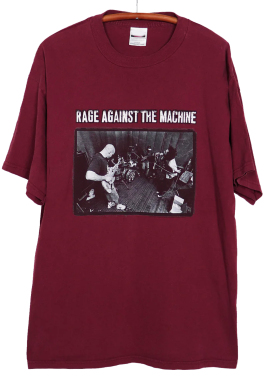 Rage Against The Machine愤怒机器乐队美国金属摇滚直喷短袖T恤