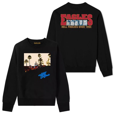 乐队Eagles复古卫衣朋克