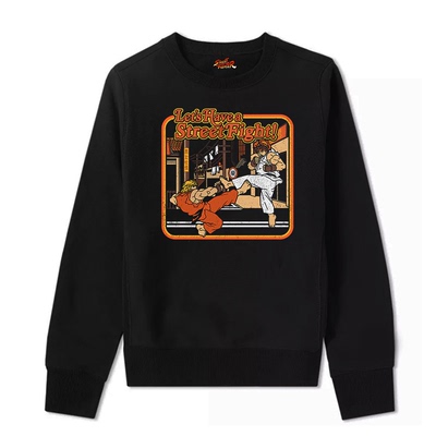 圆领街头霸王游戏卫衣游戏