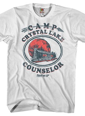 1981年Friday the 13th Part2号黑色星期五2电影联名宽松短袖T恤