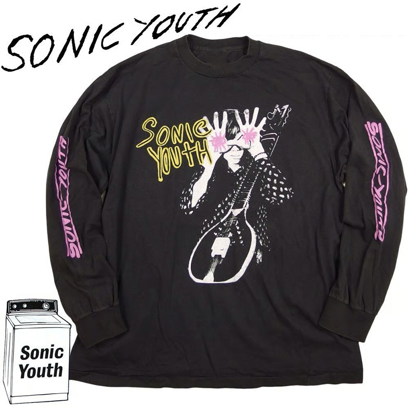 sonicyouth音速青年美式长袖T恤