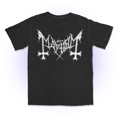 Mayhem挪威数码印花美式短袖T恤