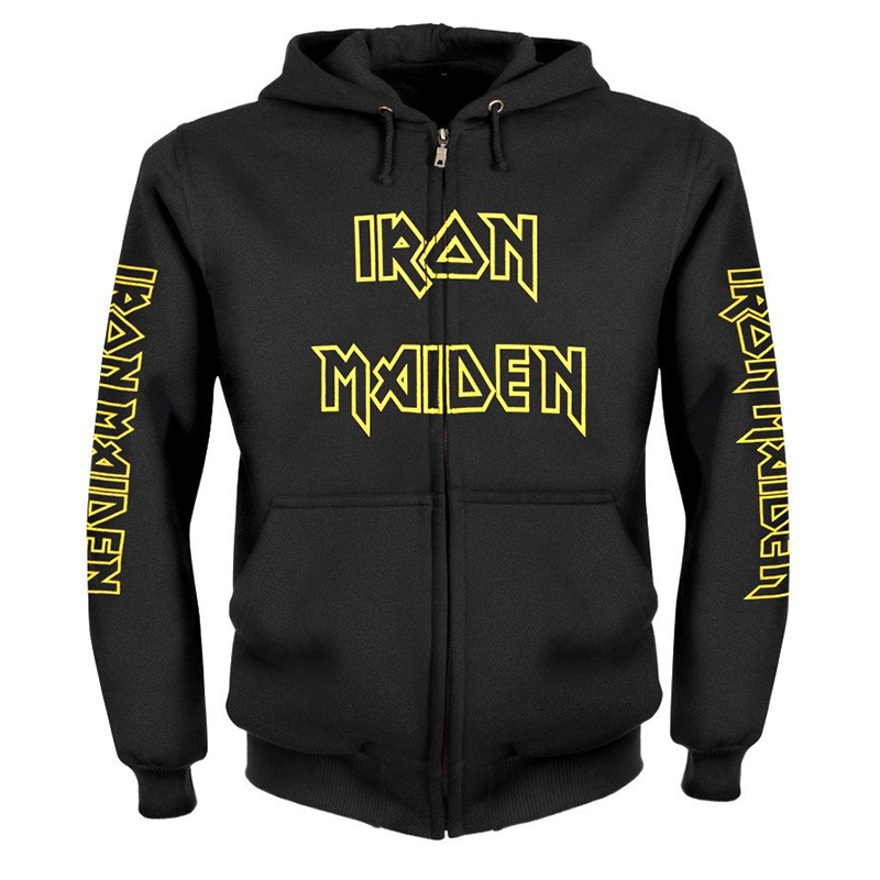 IronMaiden铁娘子乐队拉链外套