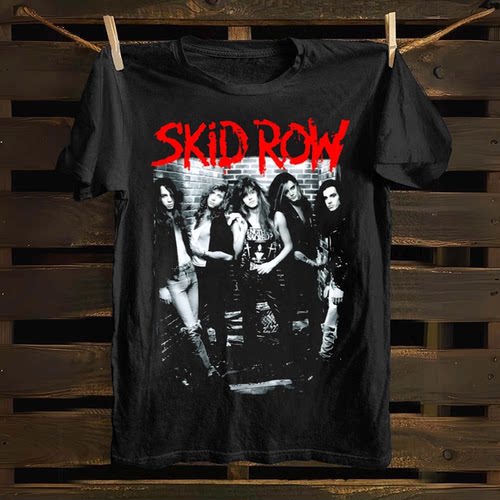 SkidRow穷街乐队重金属摇滚T恤