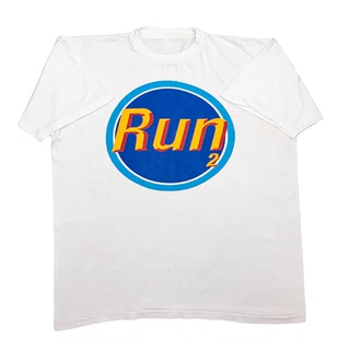 New Order新秩序乐队单曲Run 2摇滚美式高街vintage原宿短袖男T恤
