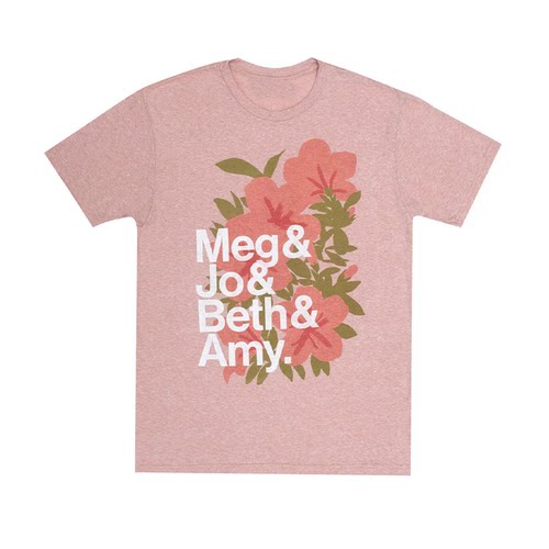 小妇人植物花卉文学系列短袖T恤