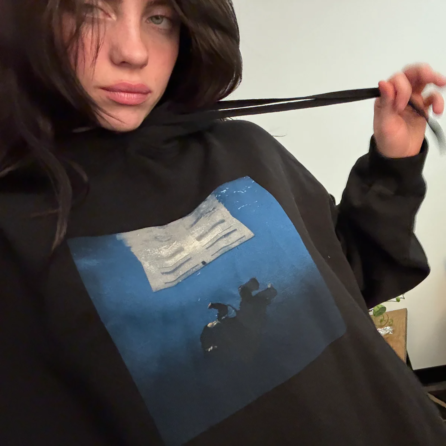 碧梨BillieEilish美式连帽卫衣