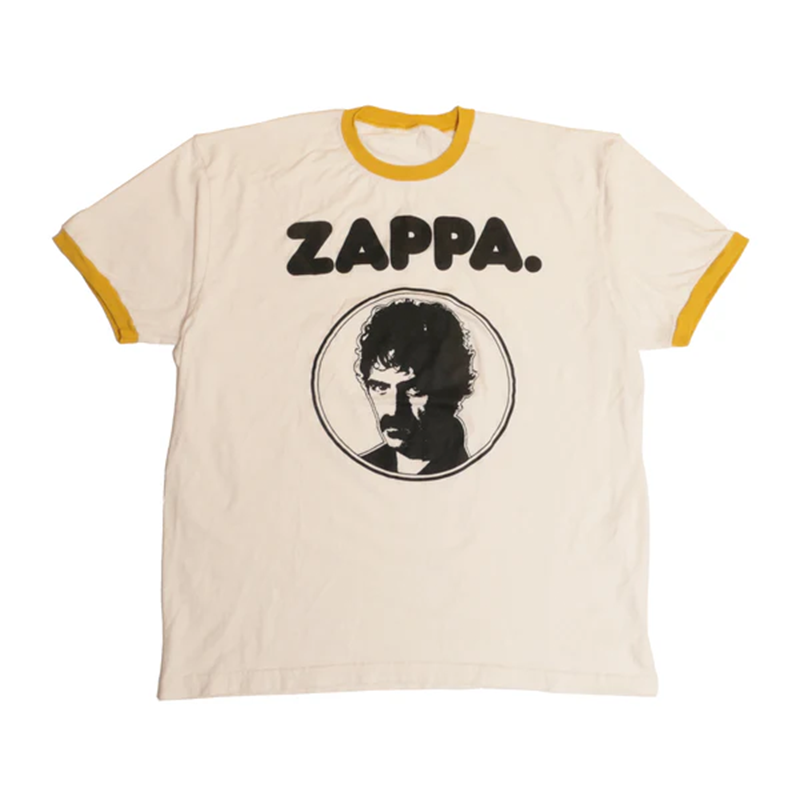 Frank Zappa弗兰克&middot;扎帕摇滚歌手电吉他手美式vintage短袖男T恤