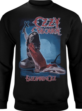 另类金属摇滚乐队Ozzy Osbourne奥齐-奥斯本美式复古宽松圆领卫衣