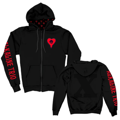 AlkalineTrio塔罗牌连帽拉链外套