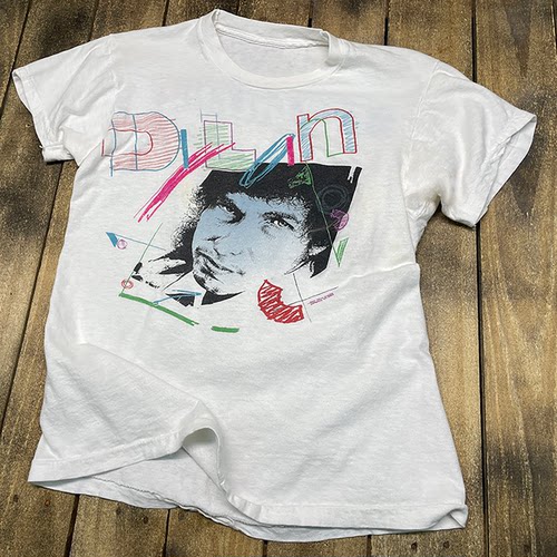 BobDylan摇滚音乐人宽松纯棉T恤