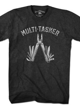 Multi-Tasker Multi-Tool多任务多工具美式复古经典男女款短袖T恤