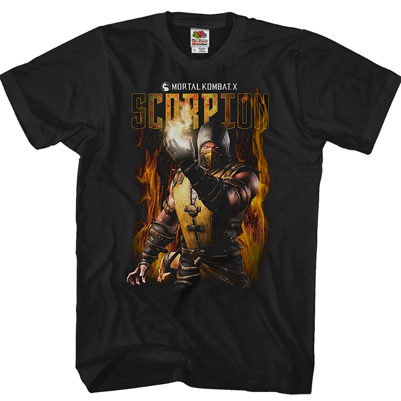 MortalKombat短袖美式复古T恤