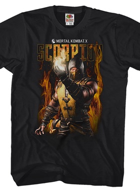1992  Mortal Kombat 真人快打致命格斗 格斗对战游戏联名短袖T恤