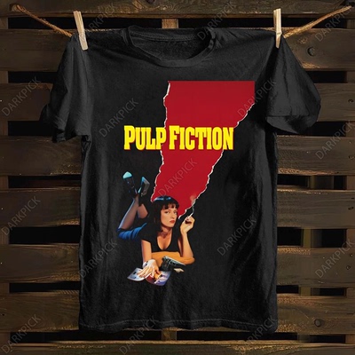 PupFiction低s小说昆汀电影T恤