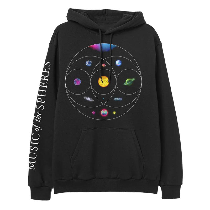 酷玩乐队Coldplay连帽卫衣秋季男