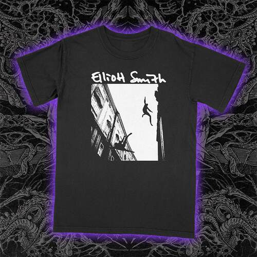 民谣歌手elliottsmith简约短袖