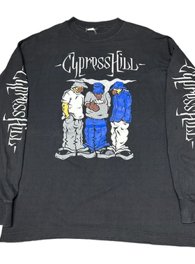 Cypress Hill Long sleeve乐队美国巡演摇滚朋克男女纯棉长袖T恤